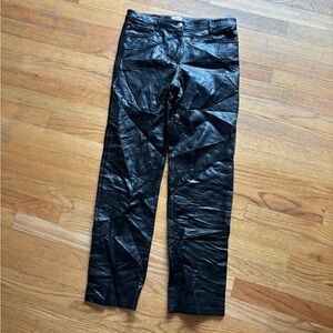 Aritzia Wilfred pleather pants